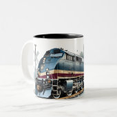 Broadway trein met spoorwegovergang (Voorkant links)