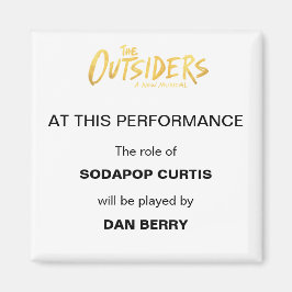 Broadway Understudy aangekondigd Magneet