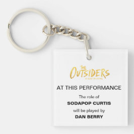 Broadway Understudy aangekondigd Sleutelhanger