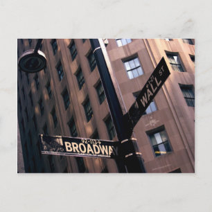 Broadway/Wallstreet Briefkaart