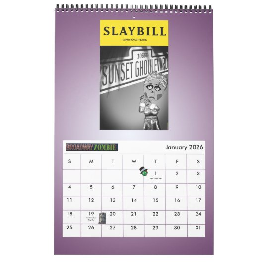 Broadway Zombie Le Calendrier des dames les plus i (Jan 2026)