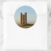 Broadwaytoren in de Cotswolds ronde sticker (Tas)