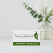 Broc de base-ball - carte de visite personnel (Debout devant)