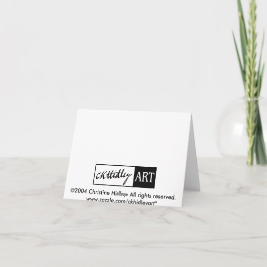 Broc de carte pour notes de prunes (Dos)