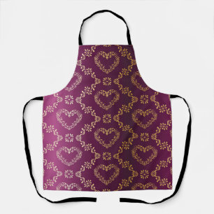 Brocade patroon schort