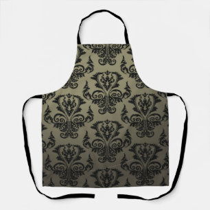 Brocade patroon schort