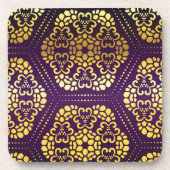 Brocade pattern bier onderzetter (Voorkant)