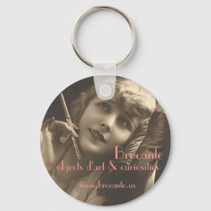 Brocante sleutelhanger