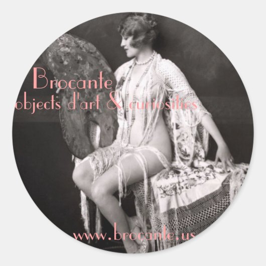 brocante sticker (Voorkant)