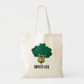 Brocco lick Grappige Veggie Broccoli Pun Tote Bag (Voorkant)