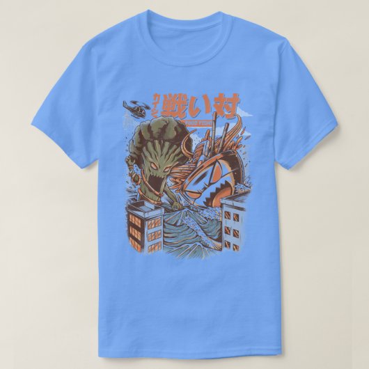 Brocco vs Ramen Kaijus T-shirt (Design voorkant)