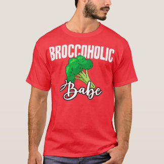 Broccoholic Babe T-shirt