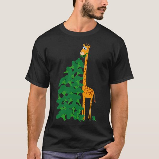 Broccoli and Giraffe Classic T-Shirt (Devant)