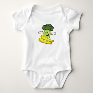Broccoli as Skier with Ski Romper