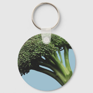 Broccoli Basic Button Sleutelhanger