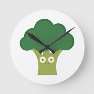 broccoli-basis ronde klok