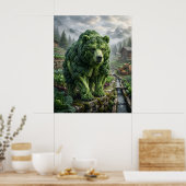 Broccoli Beertuin Poster (Keuken)