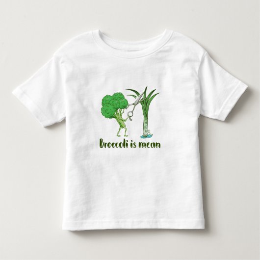 Broccoli betekent: kinder shirts (Voorkant)