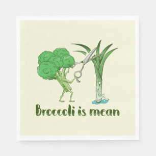 Broccoli betekent: servet