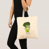 Broccoli bij Volleybalsport Tote Bag (Voorkant (product))