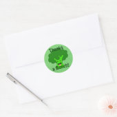 Broccoli Bunch Ronde Sticker (Envelop)
