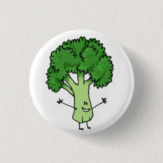 Broccoli-Button Ronde Button 3,2 Cm
