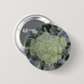 Broccoli-Button Ronde Button 5,7 Cm (Voorkant /achterkant)