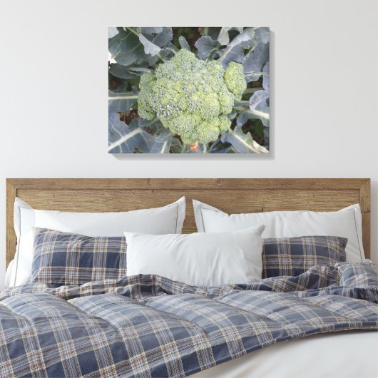 Broccoli Canvas afdrukken (Insitu (Slaapkamer))
