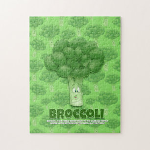 Broccoli cartoon gekke puzzel
