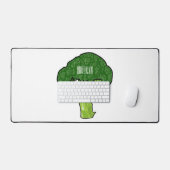 Broccoli cartoon illustratie bureaumat (Keyboard & Muis)