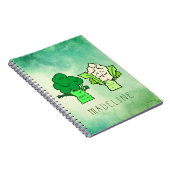 Broccoli en bloemkool notitieboek (Rechterzijde)