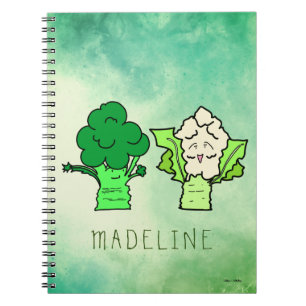 Broccoli en bloemkool notitieboek