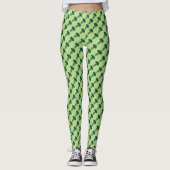 Broccoli Flexibele groene groente met groene boomk Leggings (Voorkant)