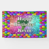 Broccoli Gepersonaliseerde karakter verjaardag ban Spandoek (Horizontaal)