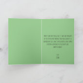 Broccoli Green Veggie Birthday Kaart (Binnen)