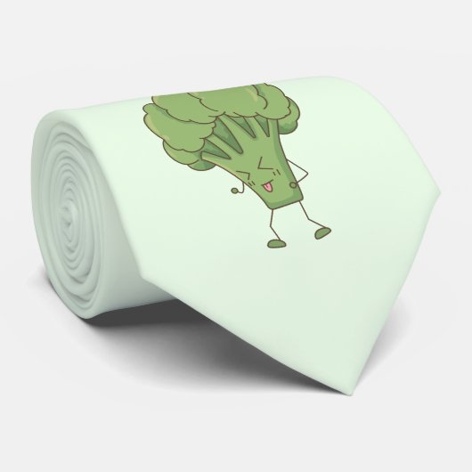 Broccoli Green Veggie Stropdas (Opgerold)