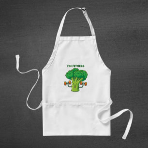 Broccoli inspanning standaard schort