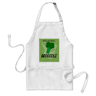 Broccoli is de vijand! standaard schort