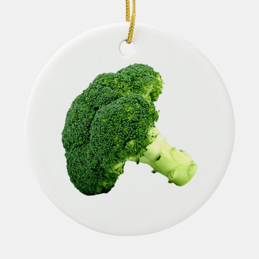 Broccoli Keramisch Ornament (Voorkant)