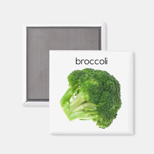 Broccoli koelkast Magnet Magneet (Voorkant / Achterkant)
