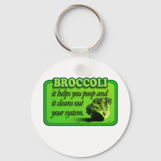broccoli-kopie sleutelhanger (Voorkant)
