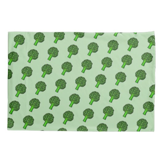 Broccoli Kussensloop (Achterkant)