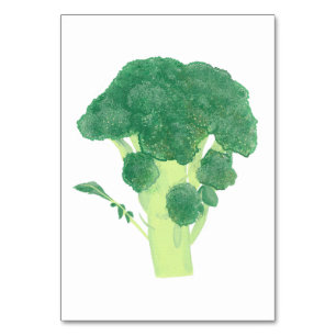 Broccoli-leeskaarten voor volwassenen kaart