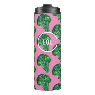 Broccoli Lovers Veggies Painting CUSTOM Thermosbeker