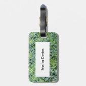 Broccoli Macro Aangepast Bagagelabel (Achterkant verticaal)