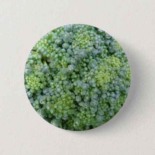 broccoli-macro-Button Ronde Button 5,7 Cm (Voorkant)