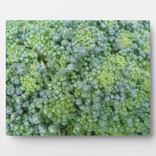 Broccoli Macro Plaque Fotoplaat (Voorkant)