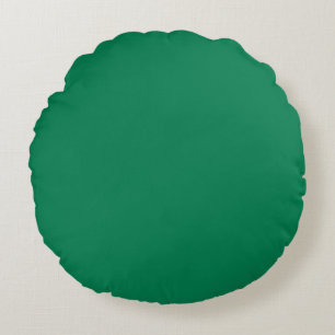 broccoli-medium met vaste kleur groen rond kussen