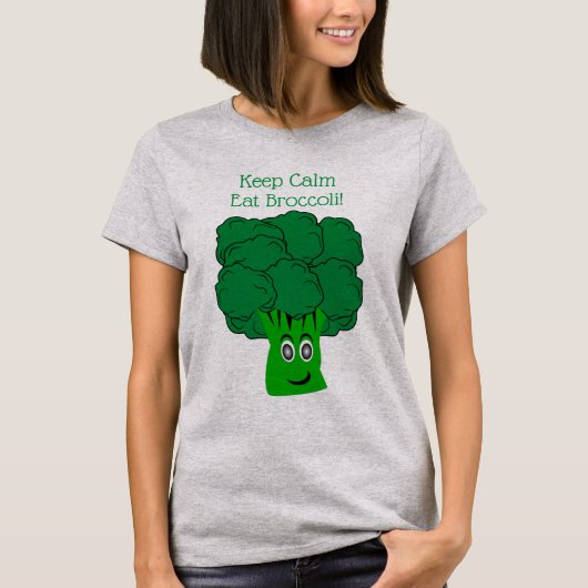Broccoli-ontwerp T-shirt (Voorkant)