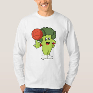 Broccoli op Basketball Sports T-shirt